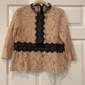 Zara lace top